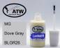 Preview: MG, Dove Gray, BLGR26: 20ml Lackstift, von ATW Autoteile West.